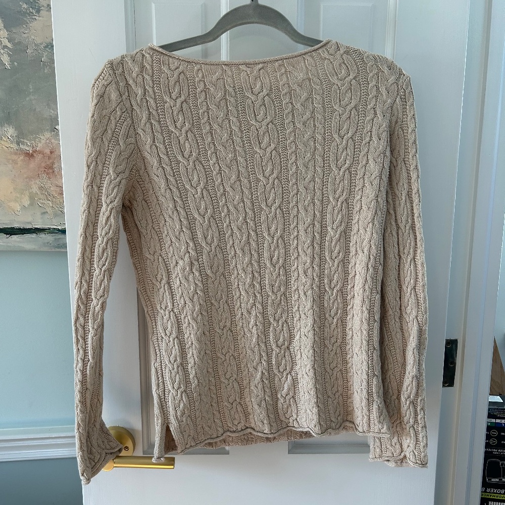100% Cotton, Cable Knit Ralph Lauren Sweater